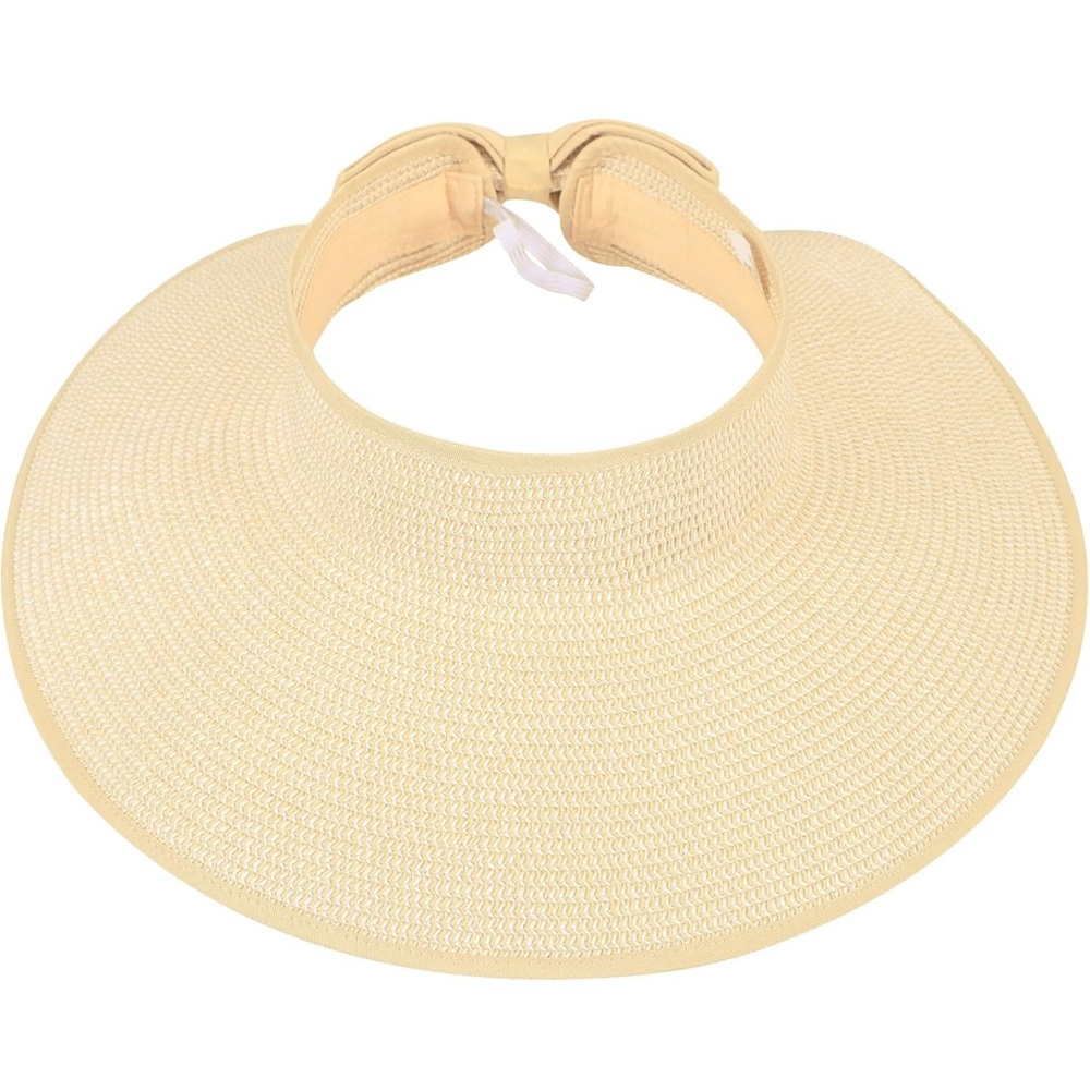 Sun Hats for Women Fashionable Womens Wide Brim Hat Roll-up Straw Sun Visor Hat